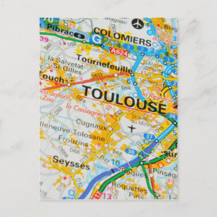 Toulouse, Frankrijk Briefkaart