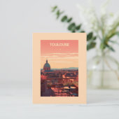 Toulouse - Frankrijk - illustraties Briefkaart (Staand voorkant)