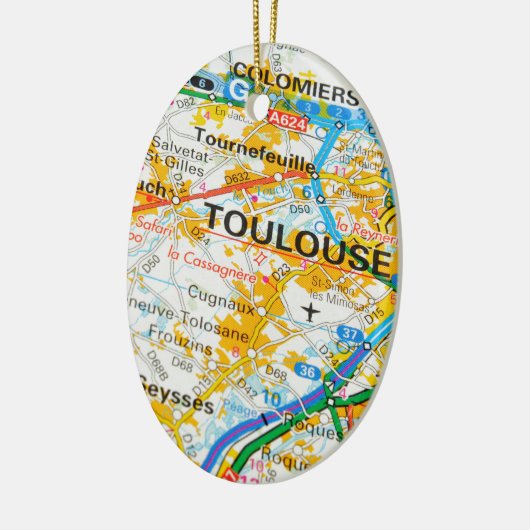 Toulouse, Frankrijk Keramisch Ornament (Links)