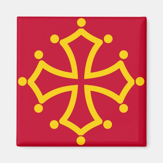 Toulouse Frankrijk Magneet (Voorkant)