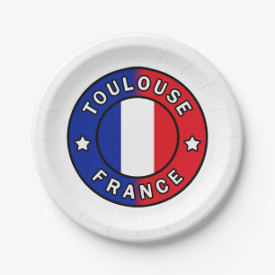 Toulouse Frankrijk Papieren Bordje