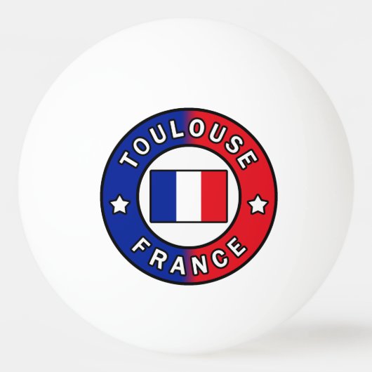 Toulouse Frankrijk Pingpongbal (Voorkant)