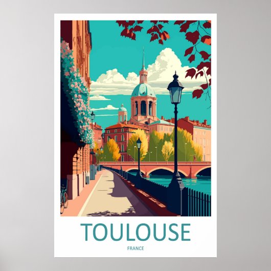 Toulouse Frankrijk Poster (Voorkant)
