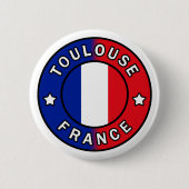 Toulouse Frankrijk Ronde Button 5,7 Cm (Voorkant)