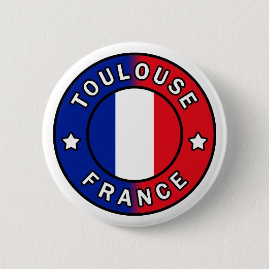 Toulouse Frankrijk Ronde Button 5,7 Cm (Voorkant)