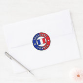 Toulouse Frankrijk Ronde Sticker (Envelop)