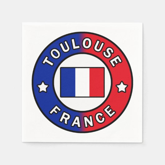 Toulouse Frankrijk Servet (Voorkant)