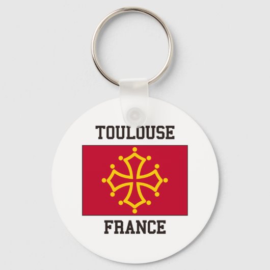 Toulouse, Frankrijk Sleutelhanger (Voorkant)