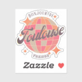 Toulouse Frankrijk stad fan decor item Sticker (Vel)