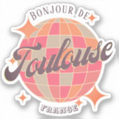 Toulouse Frankrijk stad fan decor item Sticker (Voorkant)