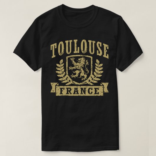Toulouse Frankrijk T-shirt (Design voorkant)