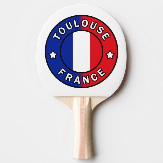 Toulouse Frankrijk Tafeltennisbatje (Voorkant)