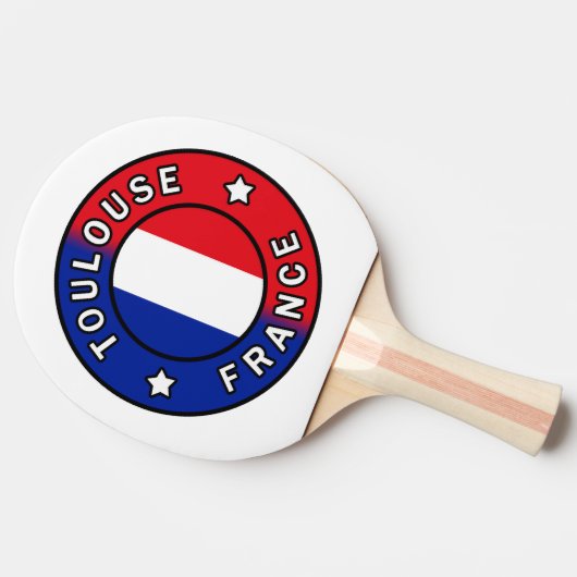 Toulouse Frankrijk Tafeltennisbatje (Zijkant)