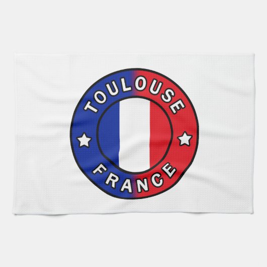 Toulouse Frankrijk Theedoek (Horizontaal)