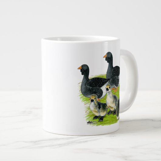 Toulouse Goose Grote Koffiekop (Voorkant rechts)