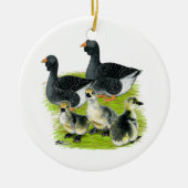 Toulouse Goose Keramisch Ornament (Voorkant)