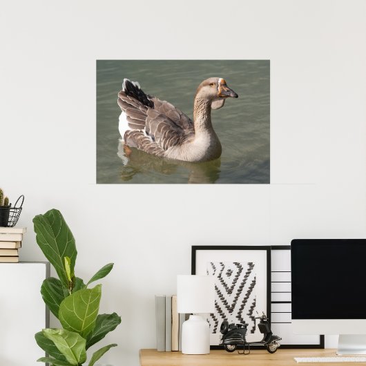 Toulouse Goose Poster (Thuiskantoor)