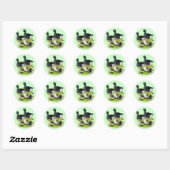 Toulouse Goose Ronde Sticker (Vel)