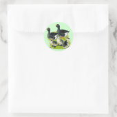 Toulouse Goose Ronde Sticker (Tas)