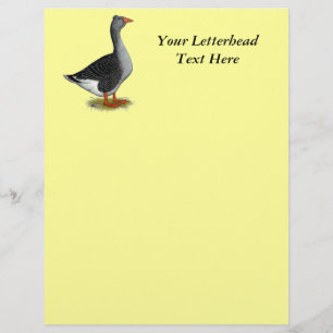 Toulouse Goose Tufted