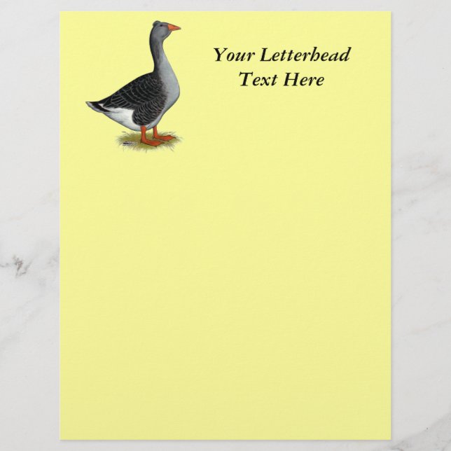 Toulouse Goose Tufted (Voorkant)