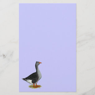 Toulouse Goose Tufted Briefpapier