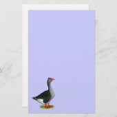 Toulouse Goose Tufted Briefpapier (Voorkant / Achterkant)