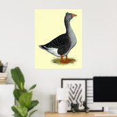 Toulouse Goose Tufted Poster (Thuiskantoor)