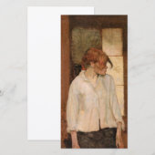 Toulouse-Lautrec - A Montrouge, Rosa La Rouge Bedankkaart (Voorkant / Achterkant)