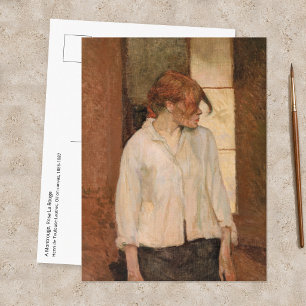 Toulouse-Lautrec - A Montrouge, Rosa La Rouge Briefkaart