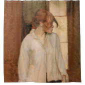 Toulouse-Lautrec - A Montrouge, Rosa La Rouge Douchegordijn (Voorkant)