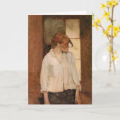 Toulouse-Lautrec - A Montrouge, Rosa La Rouge Kaart (Gele Bloem)