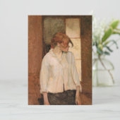 Toulouse-Lautrec - A Montrouge, Rosa La Rouge Kaart (Staand voorkant)