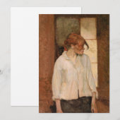 Toulouse-Lautrec - A Montrouge, Rosa La Rouge Kaart (Voorkant / Achterkant)