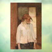 Toulouse-Lautrec - A Montrouge, Rosa La Rouge Raamsticker (Vel 3)