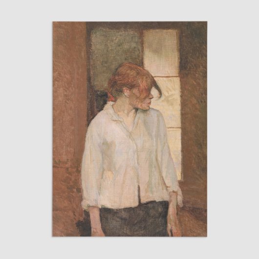 Toulouse-Lautrec - A Montrouge, Rosa La Rouge Tissuepapier