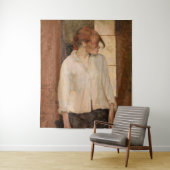 Toulouse-Lautrec - A Montrouge, Rosa La Rouge Wandkleed (In situ)