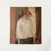 Toulouse-Lautrec - A Montrouge, Rosa La Rouge Wandkleed (Voorkant)