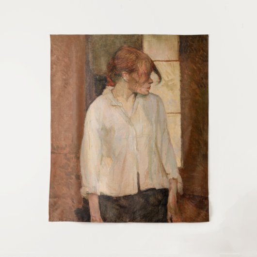 Toulouse-Lautrec - A Montrouge, Rosa La Rouge Wandkleed (Voorkant)