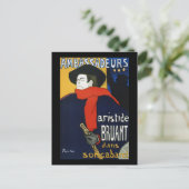 Toulouse-Lautrec Ambassadeurs Aristide Bruant Briefkaart (Staand voorkant)