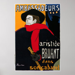 Toulouse-Lautrec: ambassadeurs-Bruant Poster
