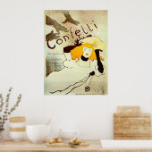 Toulouse-Lautrec Art Nouveau Poster (Keuken)