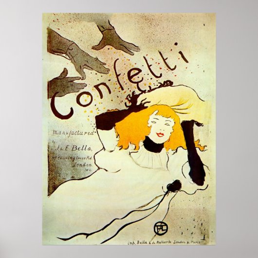 Toulouse-Lautrec Art Nouveau Poster (Voorkant)
