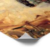 Toulouse-Lautrec - Artilleryman en zijn paard Poster (Hoek)