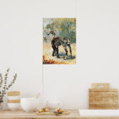 Toulouse-Lautrec - Artilleryman zadelt zijn oren.. Poster (Keuken)