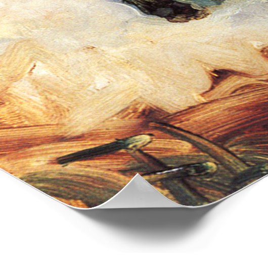 Toulouse-Lautrec - Artilleryman zadelt zijn oren.. Poster (Hoek)