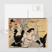 Toulouse-Lautrec, Au Bal Briefkaart (Voorkant / Achterkant)