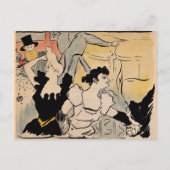 Toulouse-Lautrec, Au Bal Briefkaart (Voorkant)