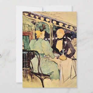 Toulouse-Lautrec - Aux Ambassadeurs, Gens Circa Kaart