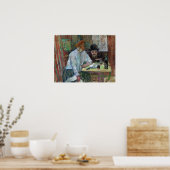 Toulouse-Lautrec - bij de Cafe La Mie Poster (Keuken)